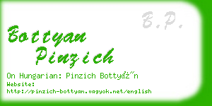 bottyan pinzich business card